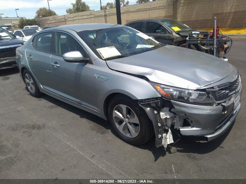 2014 KIA OPTIMA HYBRID LX - KNAGM4AD8E5069067
