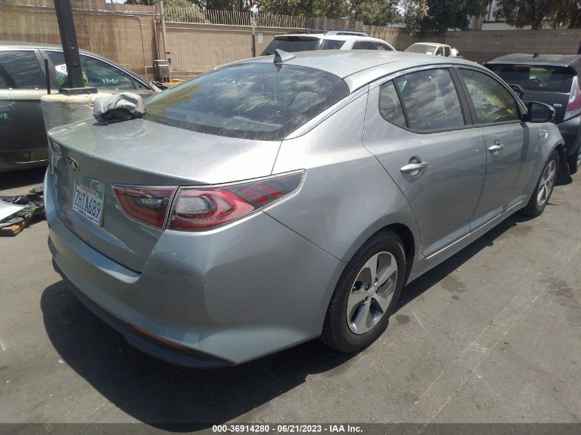 2014 KIA OPTIMA HYBRID LX - KNAGM4AD8E5069067