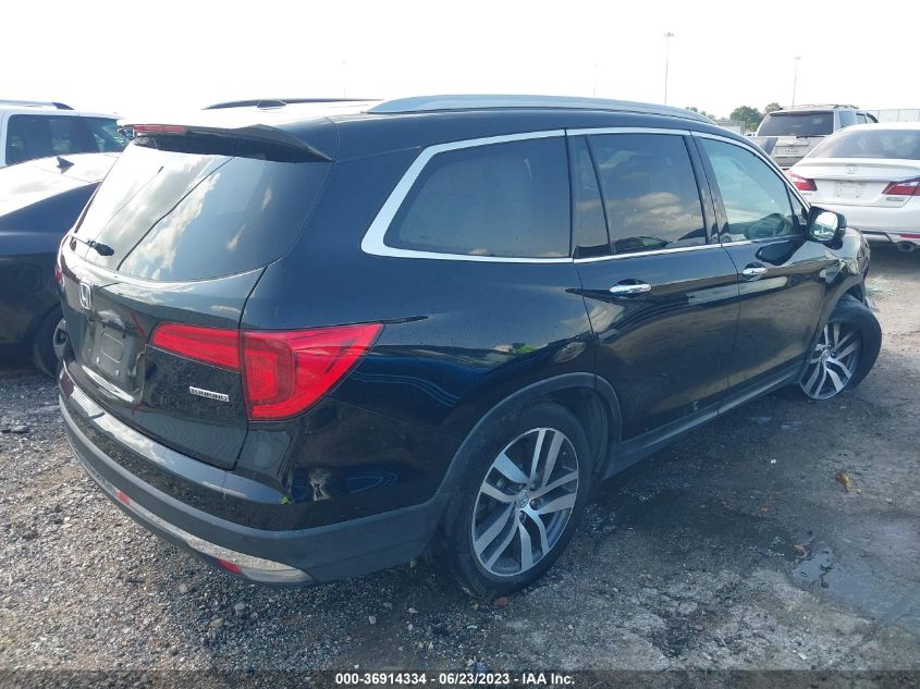 2017 HONDA PILOT TOURING - 5FNYF5H91HB002015