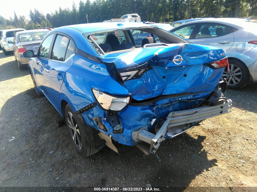 VIN 3N1AB8CV5MY324497 2021 NISSAN SENTRA SV