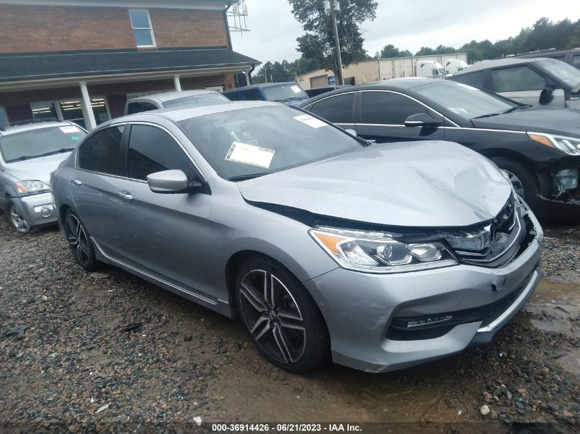 2017 HONDA ACCORD SEDAN SPORT SE - 1HGCR2F13HA053989
