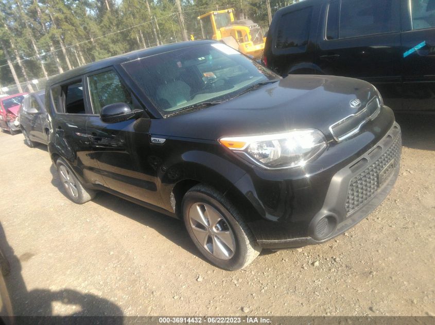 2016 KIA SOUL BASE - KNDJN2A29G7271691