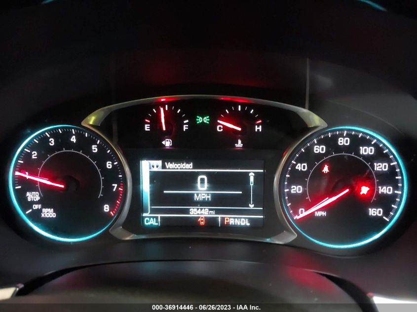 2019 CHEVROLET TRAVERSE LT CLOTH - 1GNEVGKW0KJ186094