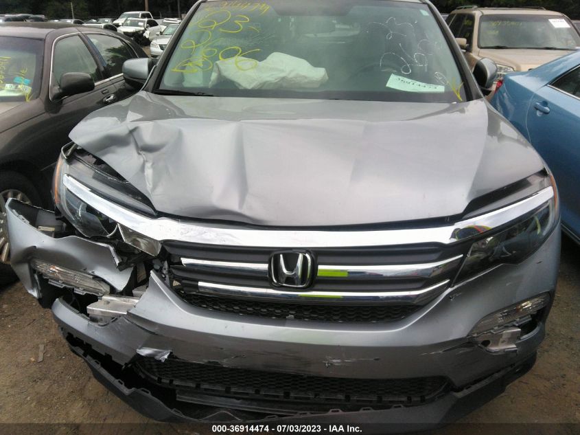 2016 HONDA PILOT EX - 5FNYF5H39GB051568
