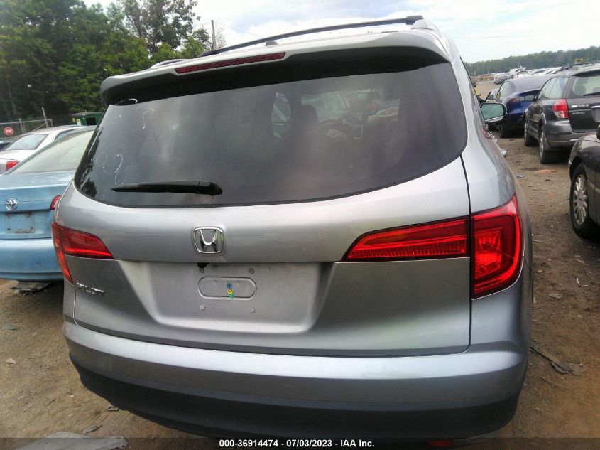 2016 HONDA PILOT EX - 5FNYF5H39GB051568