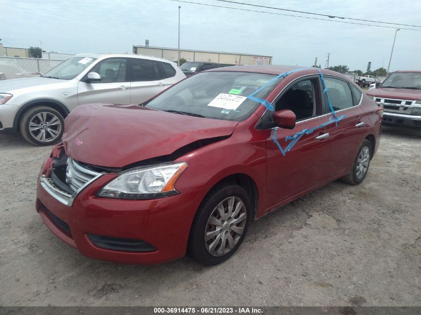 2014 NISSAN SENTRA S/FE+ S/SV/FE+ SV/SR/SL - 3N1AB7AP4EL649753