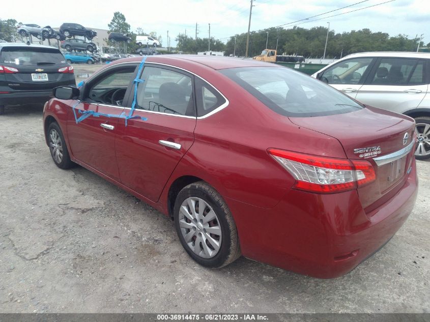 2014 NISSAN SENTRA S/FE+ S/SV/FE+ SV/SR/SL - 3N1AB7AP4EL649753