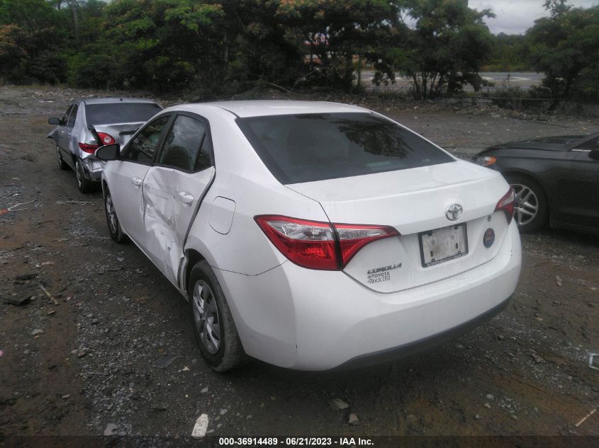 2015 TOYOTA COROLLA L/LE/S/S PLUS/LE PLUS - 2T1BURHE6FC312212