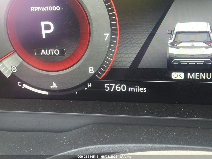 2022 NISSAN ROGUE PLATINUM - JN8BT3DDXNW274572