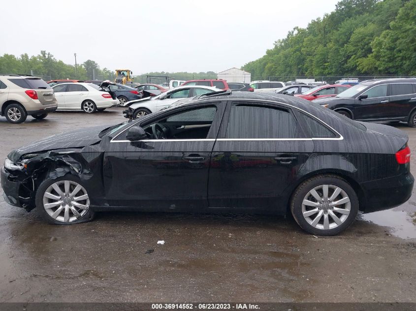 2013 AUDI A4 PREMIUM - WAUAFAFL1DN021732