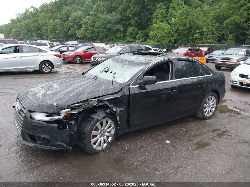 2013 AUDI A4 PREMIUM - WAUAFAFL1DN021732