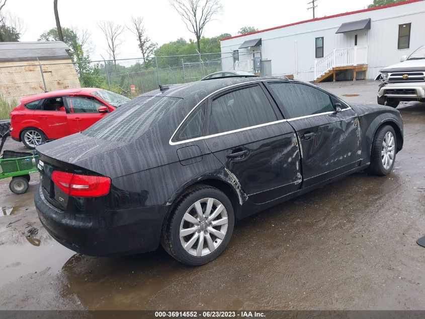 2013 AUDI A4 PREMIUM - WAUAFAFL1DN021732