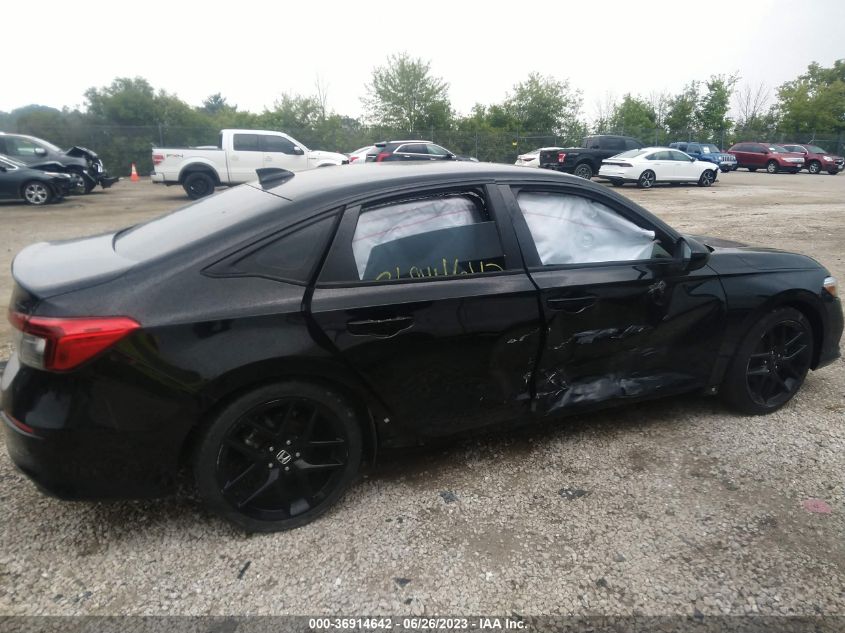 2022 HONDA CIVIC SEDAN SPORT - 2HGFE2F50NH503641