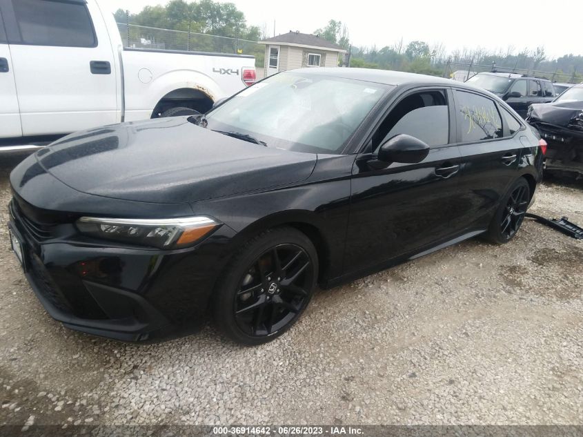 2022 HONDA CIVIC SEDAN SPORT - 2HGFE2F50NH503641