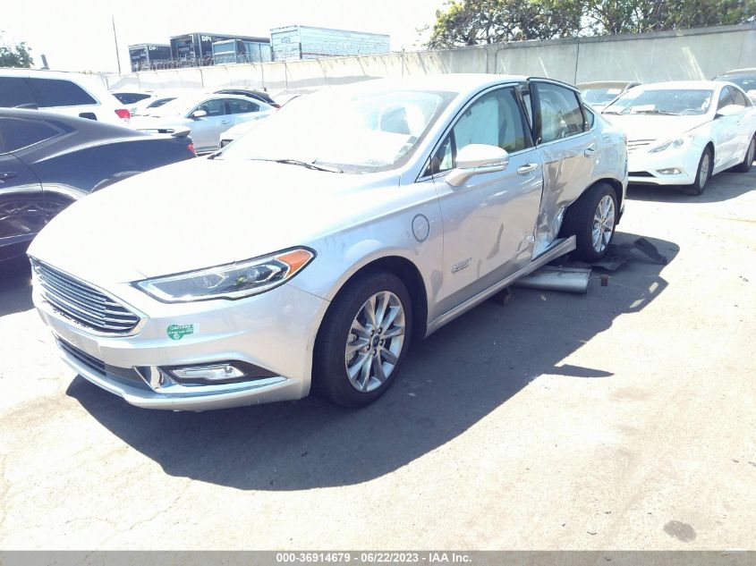 2017 FORD FUSION ENERGI TITANIUM/PLATINUM - 3FA6P0SUXHR329344