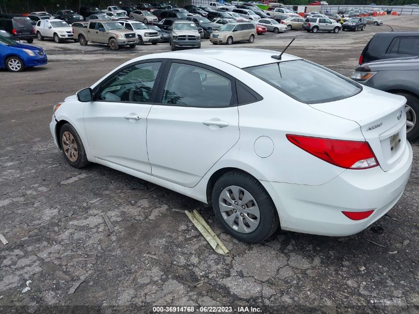 2016 HYUNDAI ACCENT SE - KMHCT4AEXGU035438