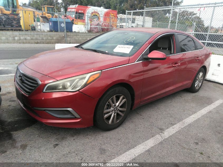 2017 HYUNDAI SONATA 2.4L - 5NPE24AF3HH491513