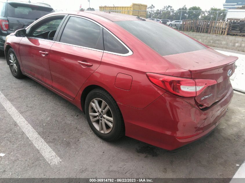 2017 HYUNDAI SONATA 2.4L - 5NPE24AF3HH491513