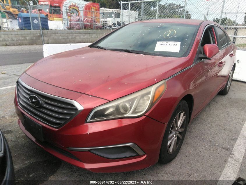 2017 HYUNDAI SONATA 2.4L - 5NPE24AF3HH491513