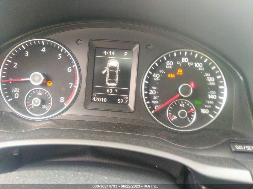 2013 VOLKSWAGEN EOS LUX - WVWFW8AH4DV002726