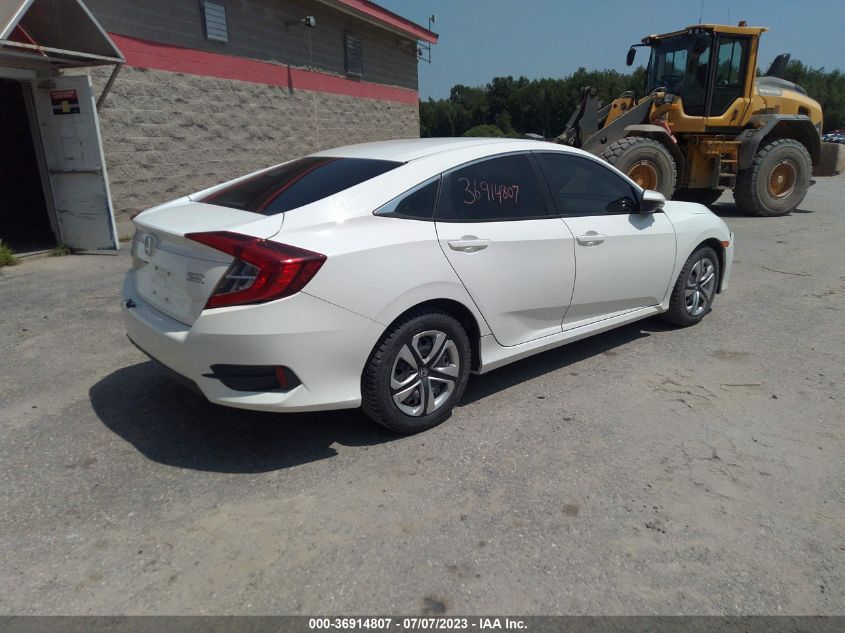 2018 HONDA CIVIC SEDAN LX - 19XFC2F56JE200258