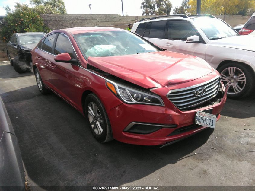 2017 HYUNDAI SONATA 2.4L - 5NPE24AF7HH466985