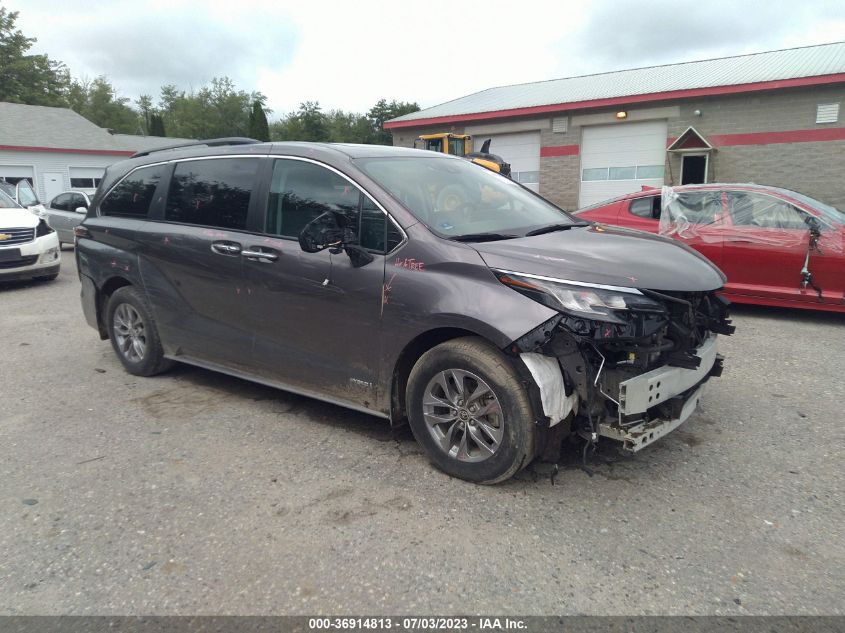 5TDYSKFC0MS036672 2021 TOYOTA SIENNA - Image 1