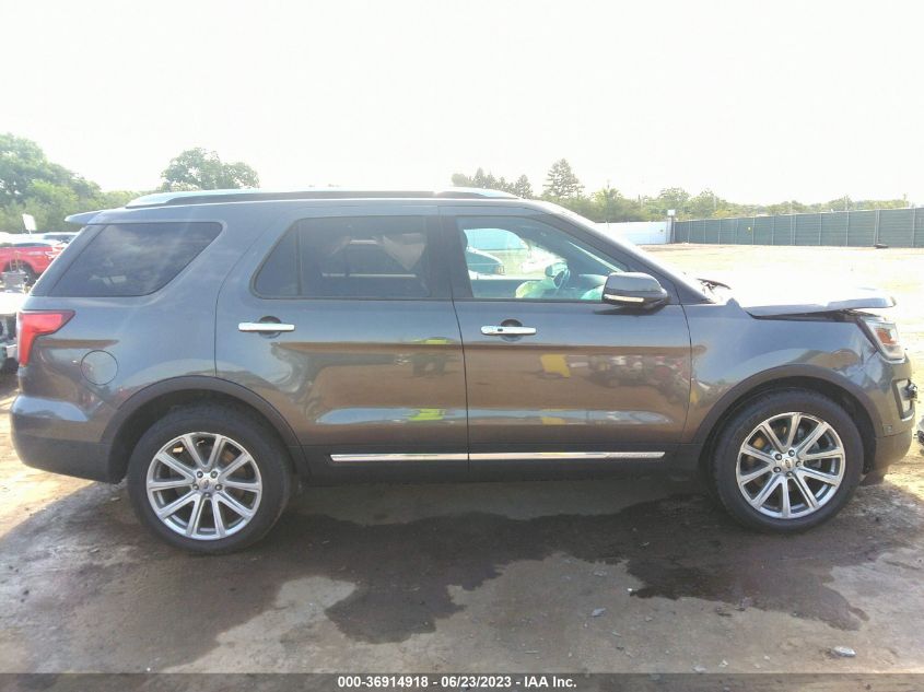 2017 FORD EXPLORER LIMITED - 1FM5K8F82HGB13281