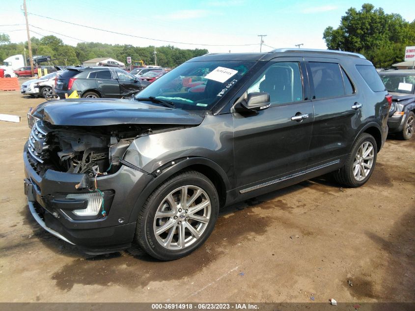 2017 FORD EXPLORER LIMITED - 1FM5K8F82HGB13281