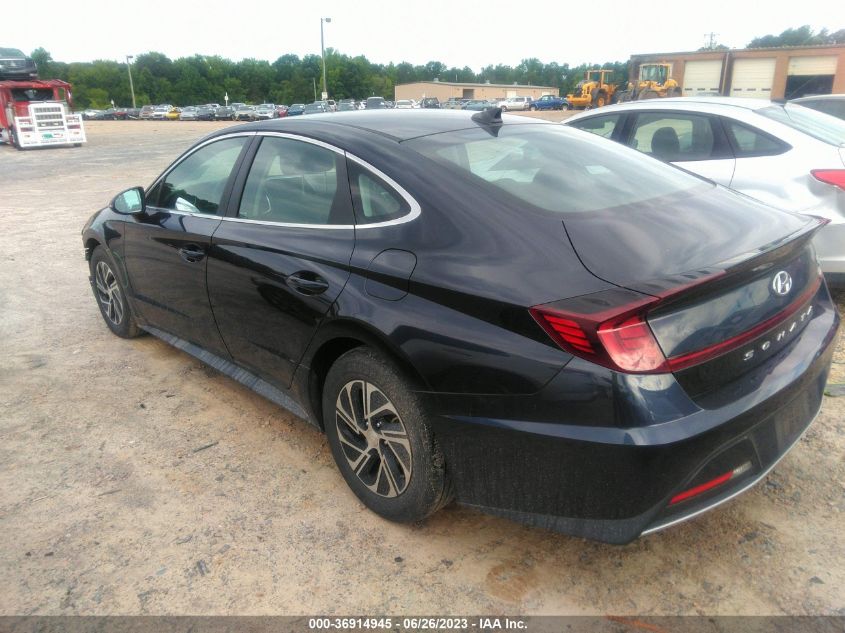 KMHL24JJ3MA017537 Hyundai Sonata Hybrid HYBRID/BLUE 3