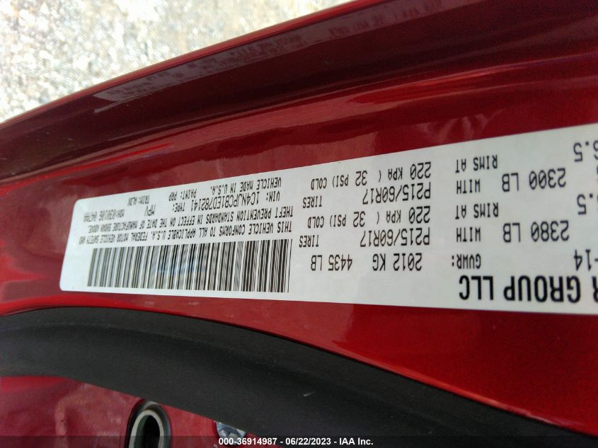 2014 JEEP PATRIOT LIMITED - 1C4NJPCB1ED782141