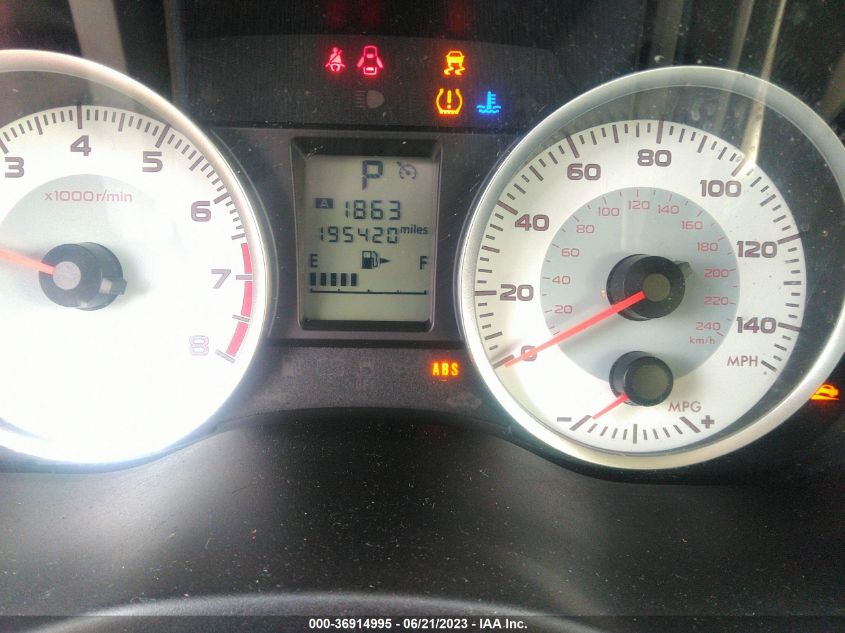 2013 SUBARU IMPREZA WAGON 2.0I PREMIUM JF1GPAC60D2892864