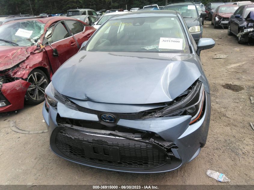 2021 TOYOTA COROLLA HYBRID LE - JTDEAMDE4MJ003001