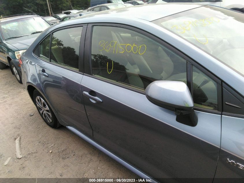 2021 TOYOTA COROLLA HYBRID LE - JTDEAMDE4MJ003001