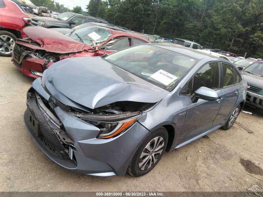 2021 TOYOTA COROLLA HYBRID LE - JTDEAMDE4MJ003001