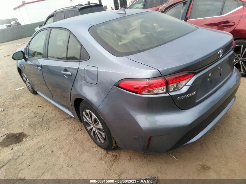 2021 TOYOTA COROLLA HYBRID LE - JTDEAMDE4MJ003001