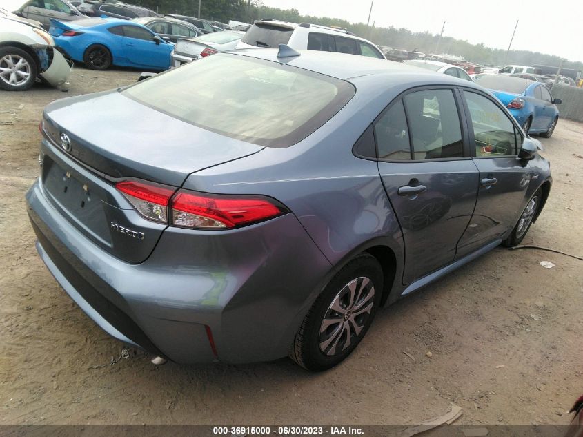 2021 TOYOTA COROLLA HYBRID LE - JTDEAMDE4MJ003001