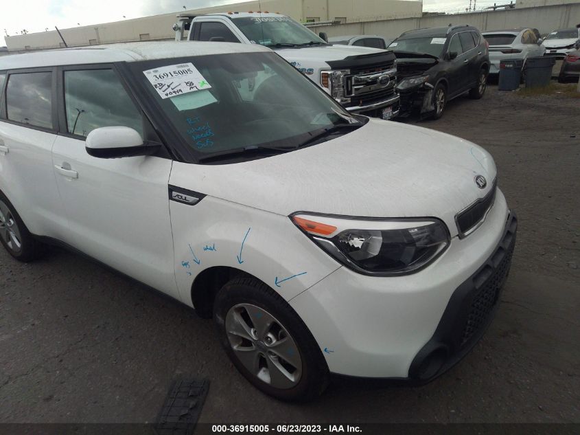 2016 KIA SOUL BASE - KNDJN2A27G7342421