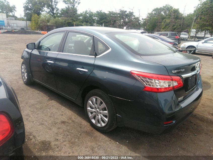 2014 NISSAN SENTRA S/FE+ S/SV/FE+ SV/SR/SL - 3N1AB7AP4EY217635