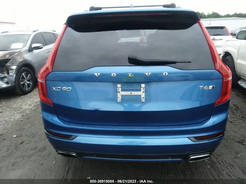 2016 VOLVO XC90 T6 R-DESIGN - YV4A22PM0G1059909