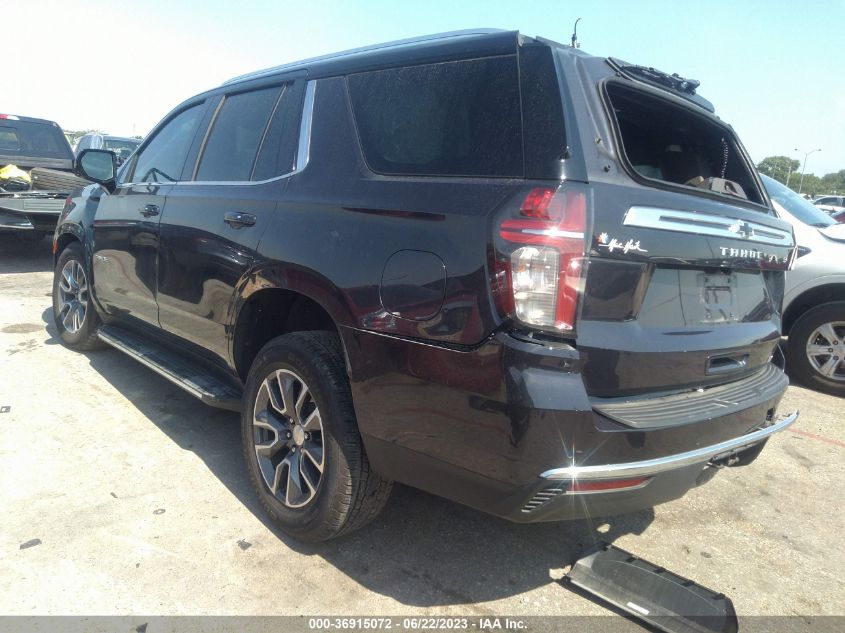 2022 CHEVROLET TAHOE C1500 LT - 1GNSCNKD5NR345838