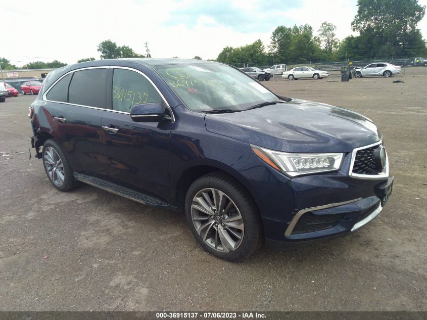 2017 ACURA MDX W/TECHNOLOGY PKG - 5FRYD4H56HB033191