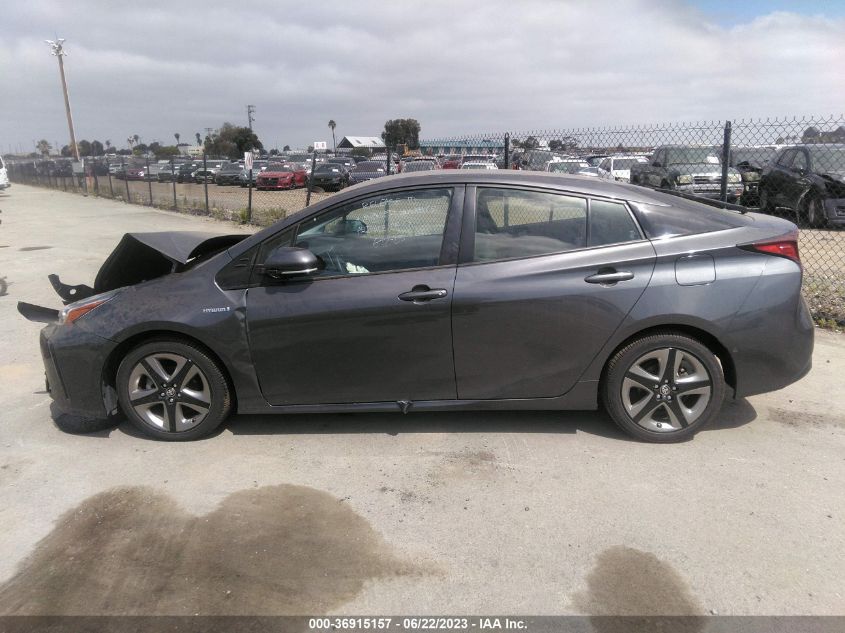 2019 TOYOTA PRIUS - JTDKARFU7K3070343