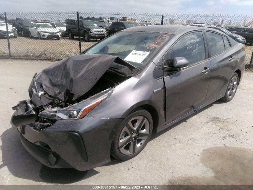 2019 TOYOTA PRIUS - JTDKARFU7K3070343