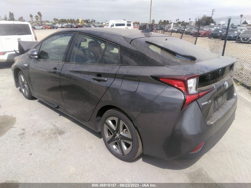 2019 TOYOTA PRIUS - JTDKARFU7K3070343