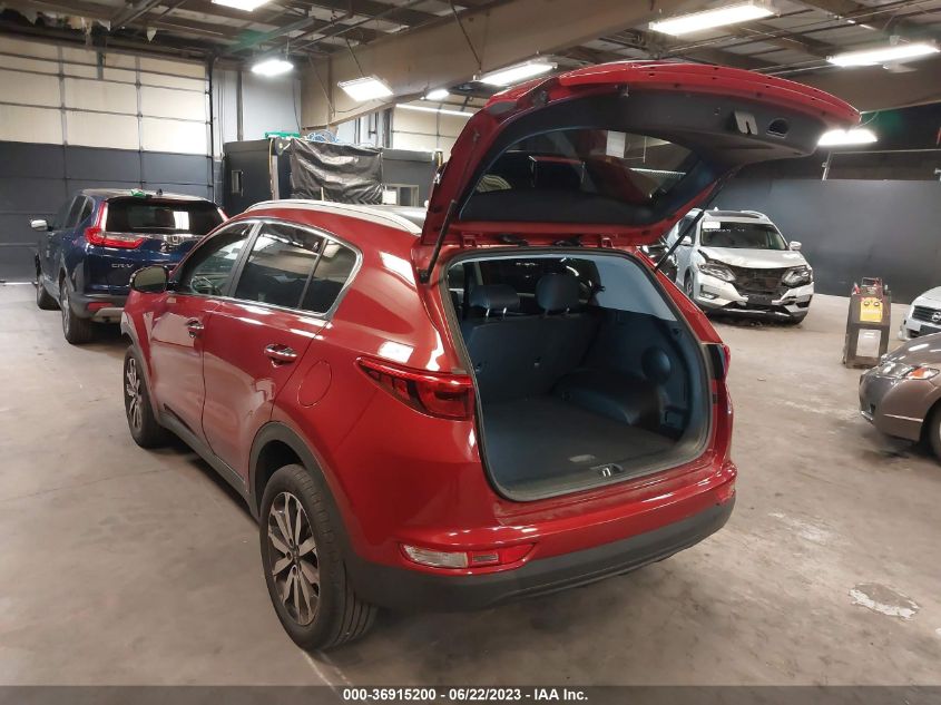 2017 KIA SPORTAGE EX - KNDPNCAC5H7297165
