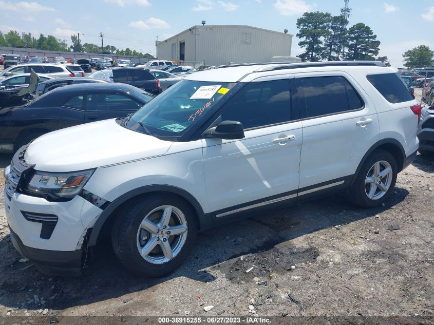 2019 FORD EXPLORER XLT - 1FM5K7D82KGA04517