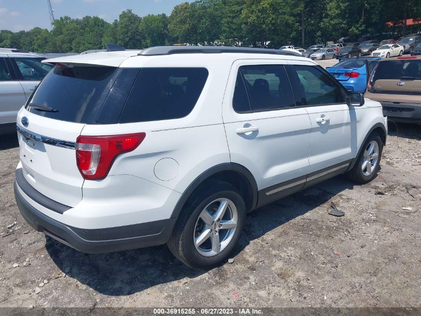 2019 FORD EXPLORER XLT - 1FM5K7D82KGA04517