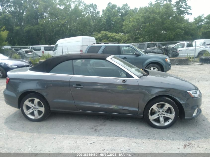 2017 AUDI A3 CABRIOLET PREMIUM WAU78LFF7H1030247