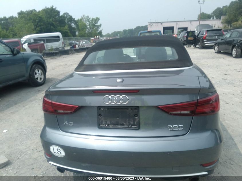 2017 AUDI A3 CABRIOLET PREMIUM WAU78LFF7H1030247